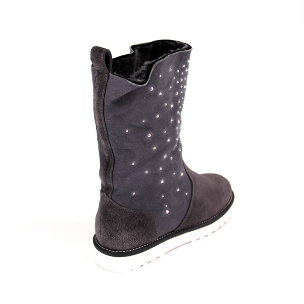 Уггі замшеві сірі з каменями Swarovski Pier Lucci 003-8232/130 - Зображення 2