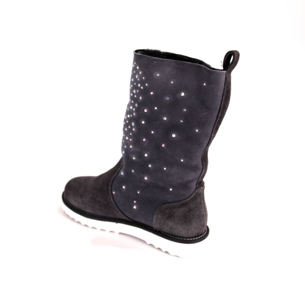 Уггі замшеві сірі з каменями Swarovski Pier Lucci 003-8232/130 - Зображення 4