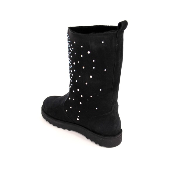Уггі замшеві чорні з каменями Swarovski Pier Lucci 003-8232/02 - Зображення 4
