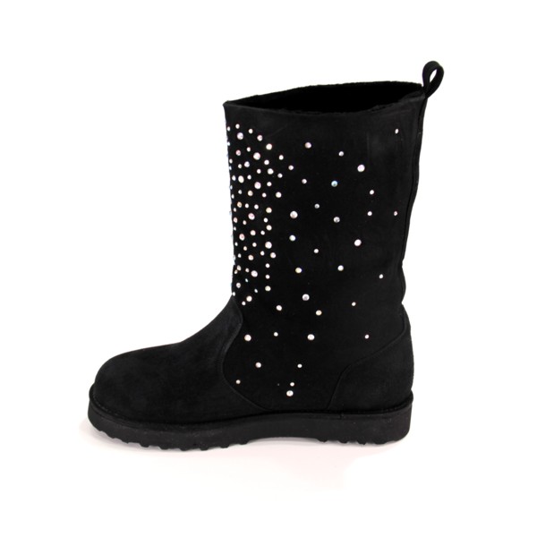 Уггі замшеві чорні з каменями Swarovski Pier Lucci 003-8232/02 - Зображення 2